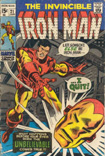 Cover di un numero di Iron Man di George Tuska
